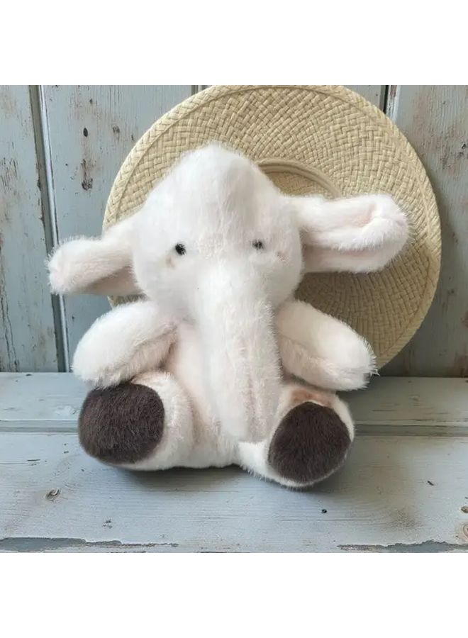 Creamy Little Elephant Plush Toy Perfect Holiday Gift - Image 5